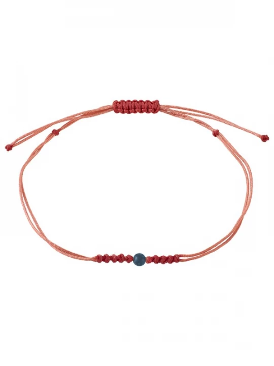 Foto van product Pilgrim Armband 'Birthstones' antraciet / lichtrood