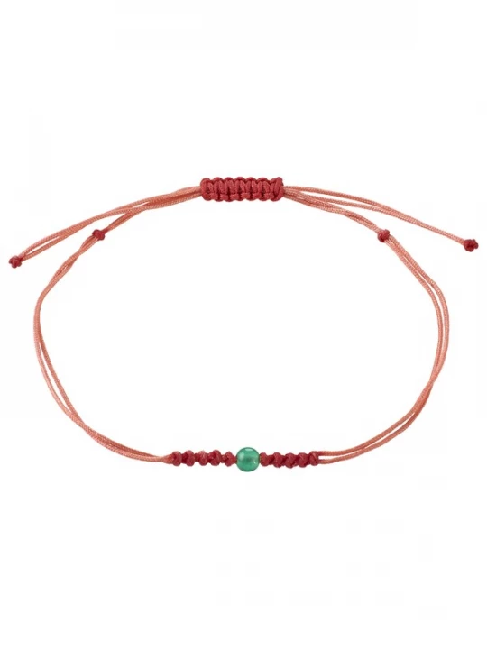 Foto van product Pilgrim Armband 'Birthstones' groen / rood