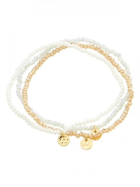 Foto van product Pilgrim Armband ' Indigo ' goud
