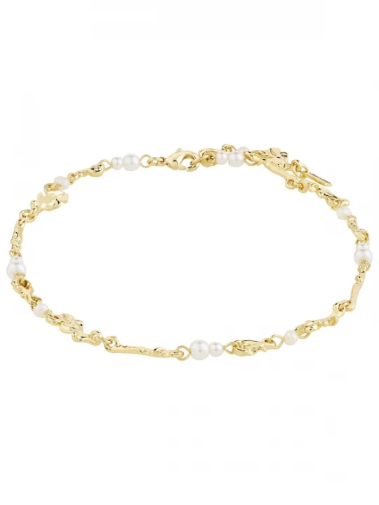 Foto van product Pilgrim Voetsieraden goud / parelwit