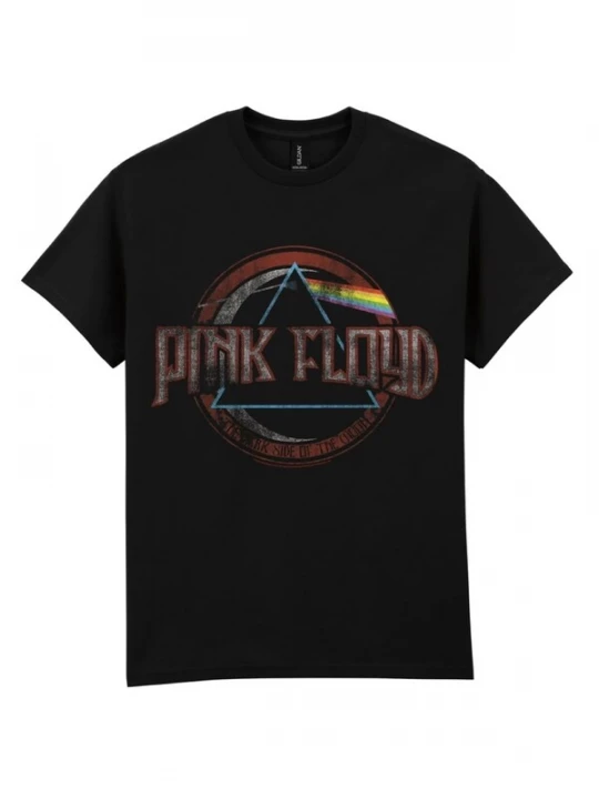 Foto van product Pink Floyd Shirt 'Pink Floyd - Dark side of the moon new logo t-shirt XXL' zwart