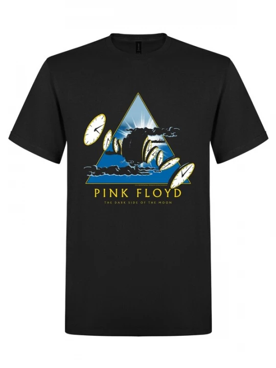 Foto van product Pink Floyd Shirt 'Pink Floyd The Dark Side of the Moon Time T-Shirt' zwart