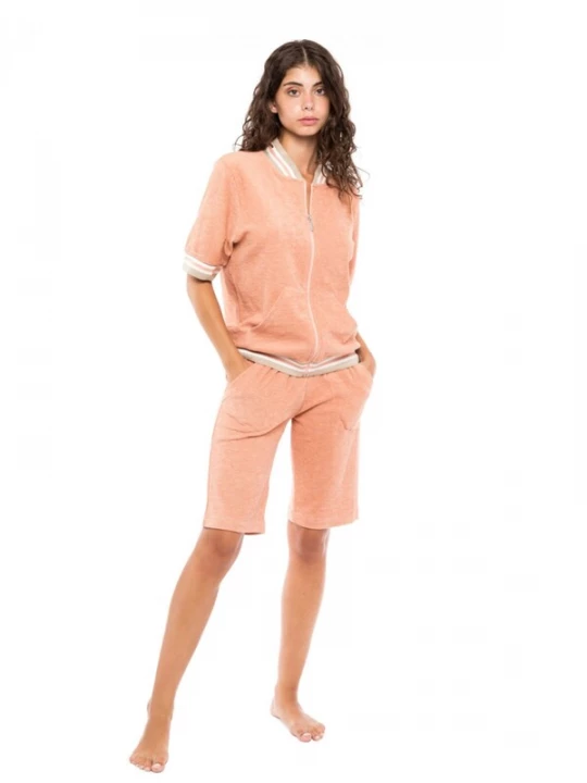 Foto van product Pink Label Joggingpak 'TRUCKSUIT TERRY' abrikoos