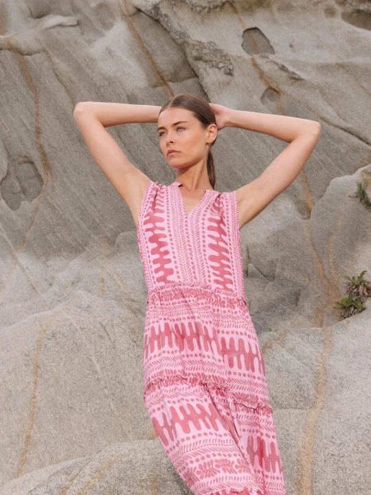 Foto van product Pink Label Zomerjurk oudroze