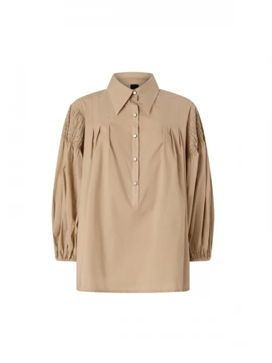 Foto van product PINKO Blouse 'PINKO BOUQUET BLUSA LIGHT COTTON BLUSA' beige