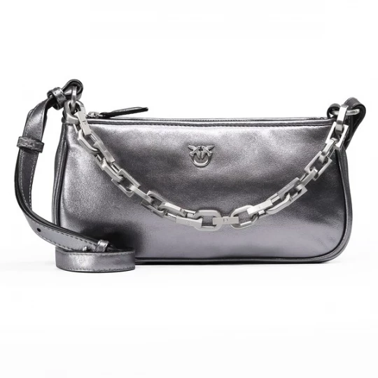Foto van product PINKO Handtas 'Half Moon' zilver