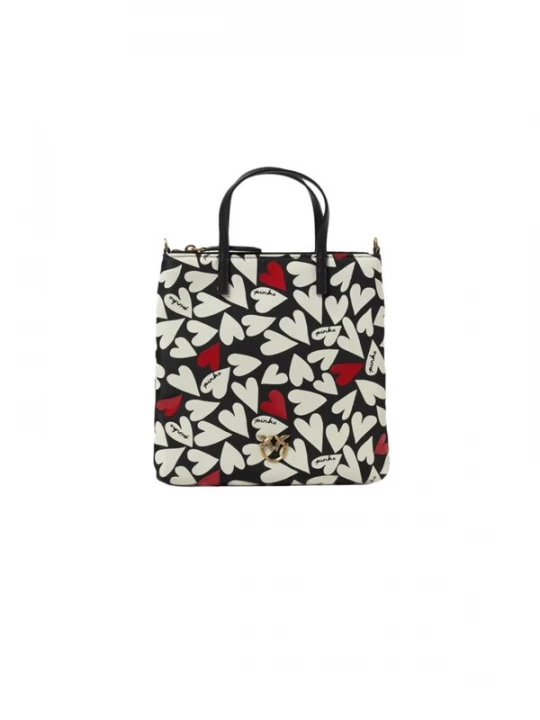 Foto van product PINKO Handtas 'Heart Print Tote Bag' zwart