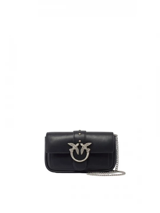 Foto van product PINKO Handtas 'PINKO LOVE ONE POCKET C VITELLO SETA BORSA' zwart