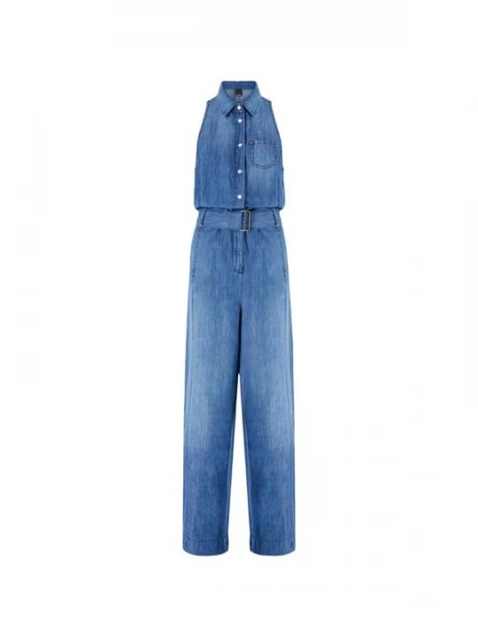 Foto van product PINKO Joggingpak 'PINKO VISIONE TUTA LIGHT DENIM COTONE LINO TUTA' blauw