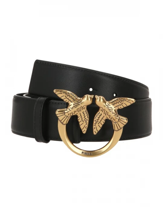 Foto van product PINKO Riem 'LOVE BERRY' goud / zwart