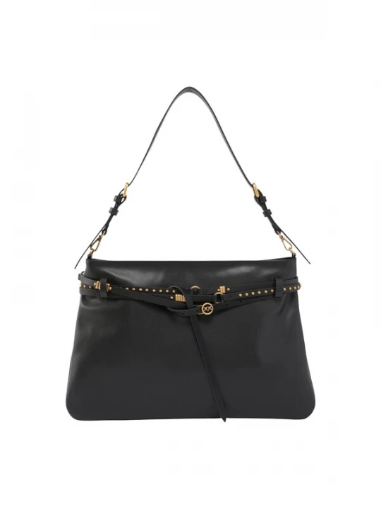 Foto van product PINKO Schoudertas 'BELT BAG BIG VITELLO MORBIDO 105903 A0QO' zwart