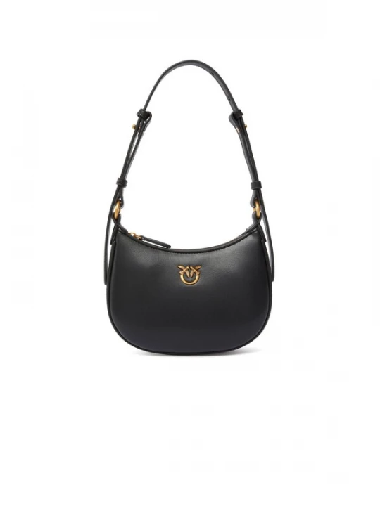 Foto van product PINKO Schoudertas 'Half Moon Baby Vitello Seta' zwart