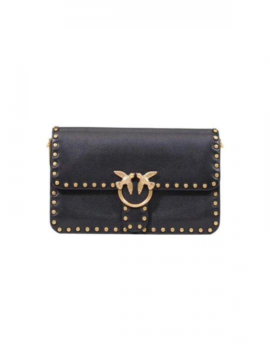 Foto van product PINKO Schoudertas 'LOVE ONE SLOUCHY MN. STUDS SMA 107665 A2JG' zwart