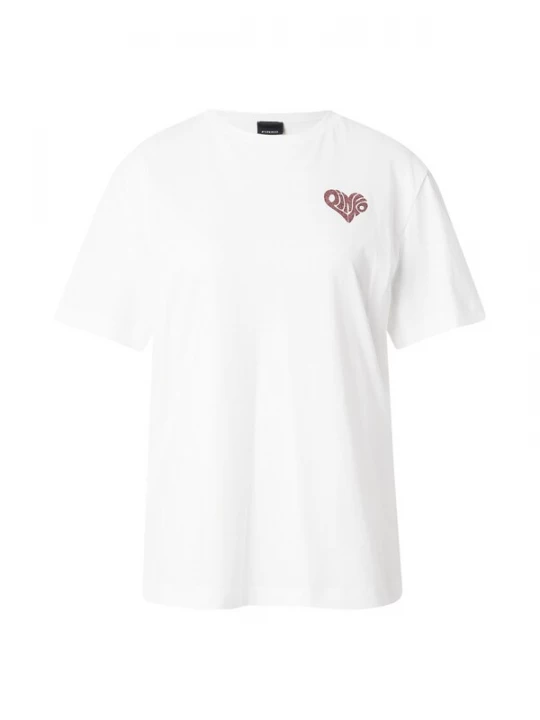 Foto van product PINKO Shirt 'STREPITOSO' roodviolet / donkerrood / zwart / wit