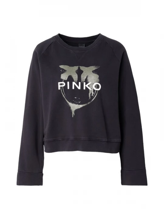 Foto van product PINKO Sweatshirt 'NEVES' marine / zilver / wit