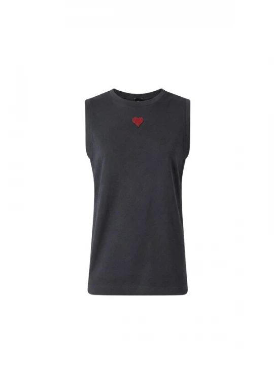 Foto van product PINKO Top 'Casimiro' rood / zwart
