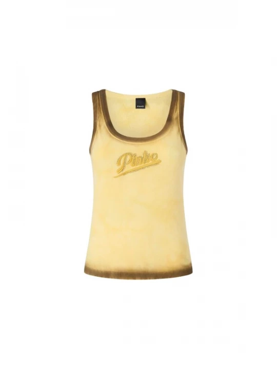 Foto van product PINKO Top 'Cosmopolitan' geel