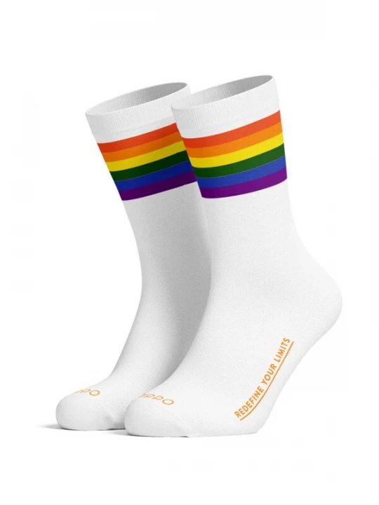 Foto van product PIPPO Amsterdam Sportsokken 'PIPPO Pride Socken 3 Pack' wit