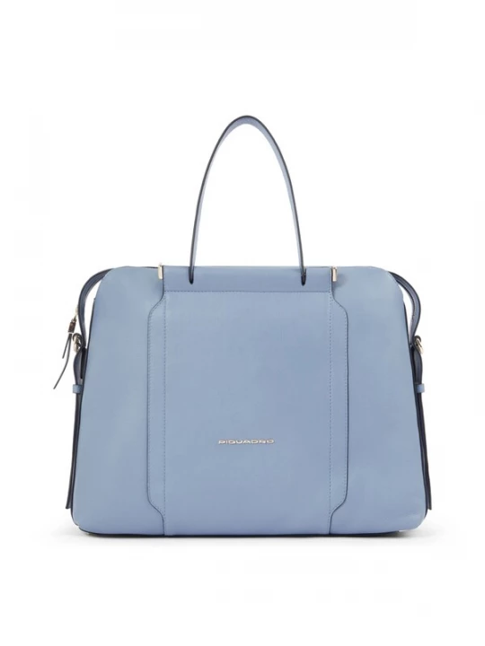 Foto van product Piquadro Laptoptas lichtblauw