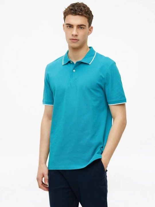 Foto van product Piqué poloshirt met contrasterende details s.Oliver