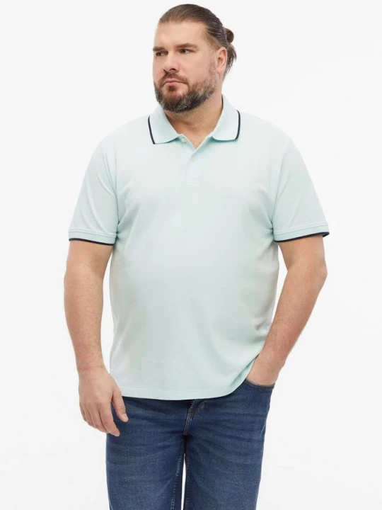 Foto van product Piqué poloshirt met contrasterende details s.Oliver