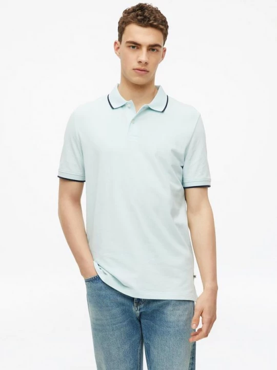 Foto van product Piqué poloshirt met contrasterende details s.Oliver