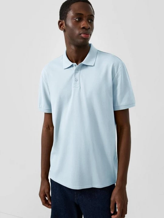Foto van product Piqué poloshirt QS blauw