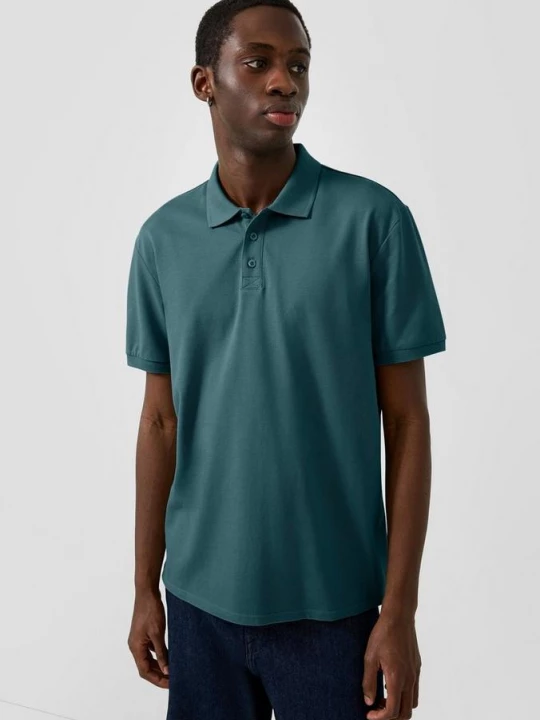 Foto van product Piqué poloshirt QS petrol