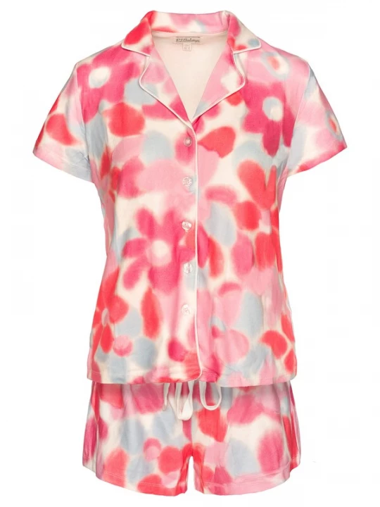 Foto van product PJ Salvage Pyjama 'Spread Kindness' lichtblauw / pink / wit