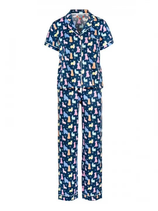 Foto van product PJ Salvage Pyjama 'Whimsy' navy