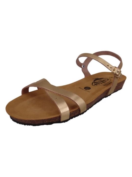 Foto van product Plakton Sandalen met riem 'Fran Date' goud
