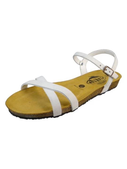 Foto van product Plakton Sandalen met riem 'Fran Date' wit