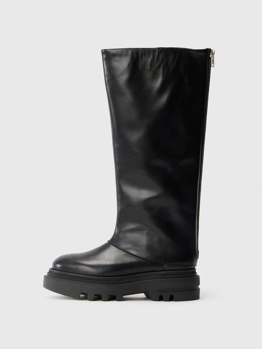 Foto van product Plateaulaarzen AllSaints zwart
