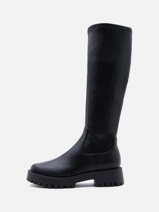 Foto van product Plateaulaarzen Steve Madden zwart