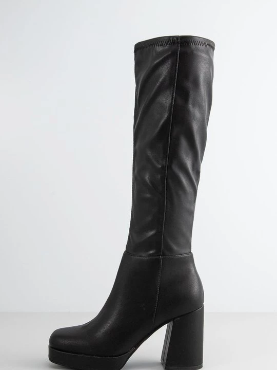 Foto van product Plateaulaarzen Steve Madden zwart