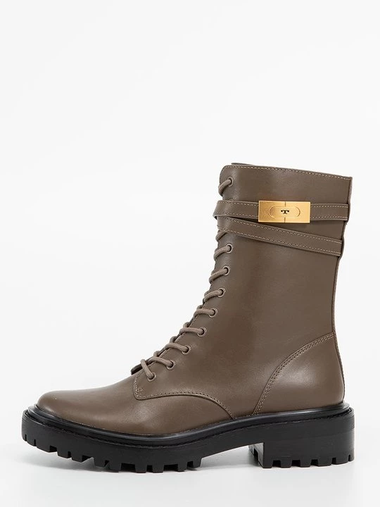 Foto van product Plateaulaarzen Tory Burch olijfgroen