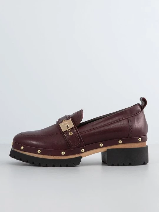 Foto van product Plateaupumps Scholl bordeauxrood