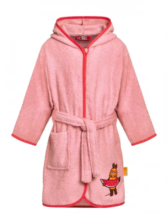 Foto van product PLAYSHOES Badjas 'DIE MAUS MELONE' groen / oranje / rosa / rood
