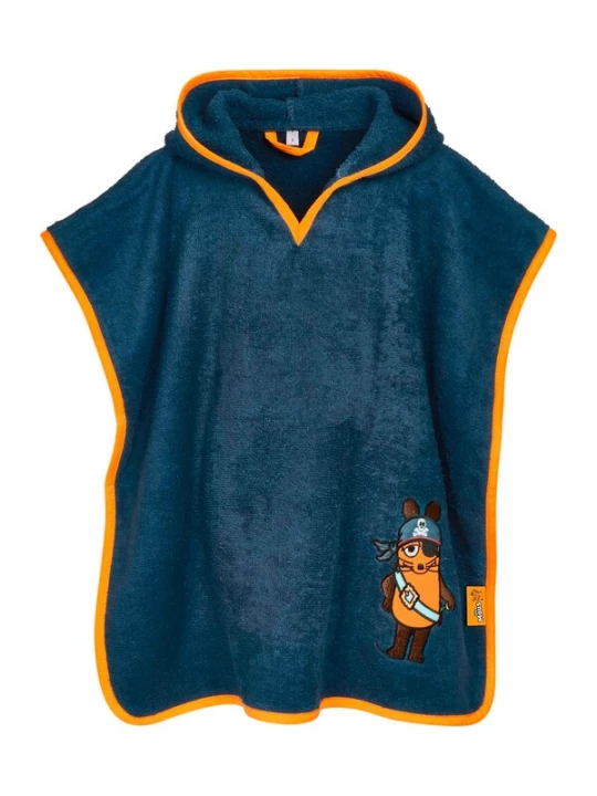 Foto van product PLAYSHOES Badjas 'DIE MAUS PIRAT' marine / bruin / oranje