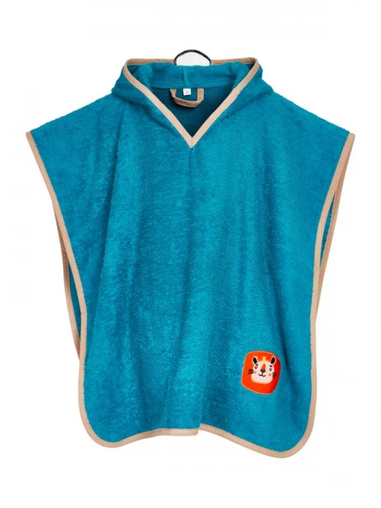 Foto van product PLAYSHOES Badjas 'Dschungel' camel / petrol