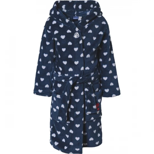 Foto van product PLAYSHOES Badjas 'Maritim' donkerblauw / wit