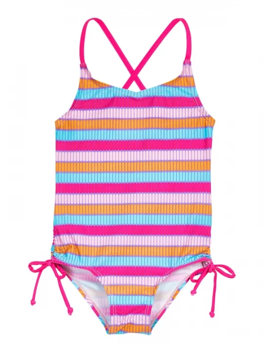 Foto van product PLAYSHOES Badpak lichtblauw / oranje / fuchsia / rosa