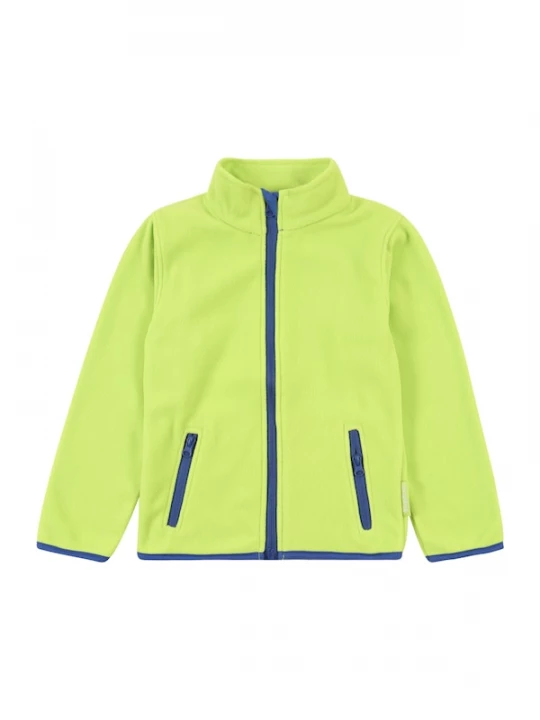 Foto van product PLAYSHOES Fleece jas blauw / kiwi