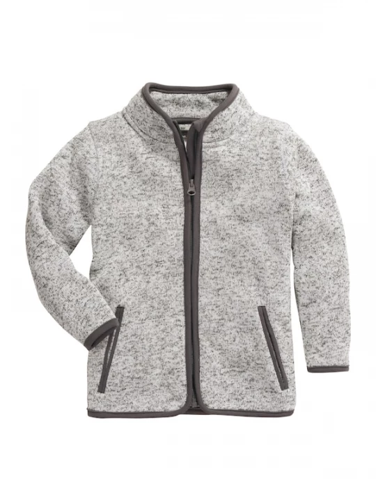 Foto van product PLAYSHOES Fleece jas donkergrijs / grijs gemêleerd