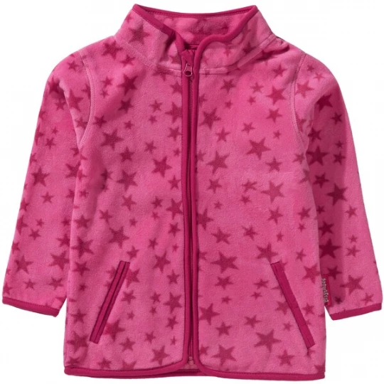 Foto van product PLAYSHOES Fleece jas pink / donkerroze