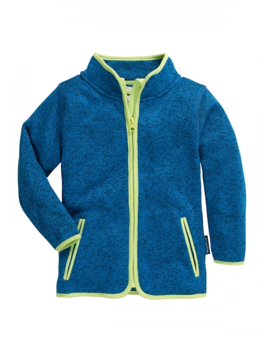 Foto van product PLAYSHOES Fleece jas royal blue / koningsblauw / neonblauw