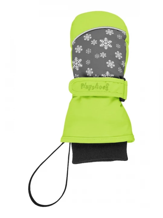 Foto van product PLAYSHOES Handschoenen grijs / lichtgroen / zwart / wit