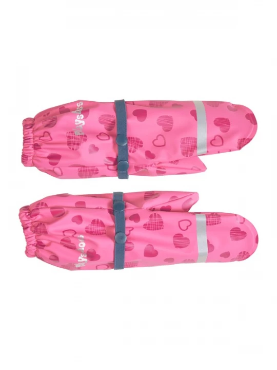 Foto van product PLAYSHOES Handschoenen 'Herzchen' grijs / violetblauw / pink / pitaja roze