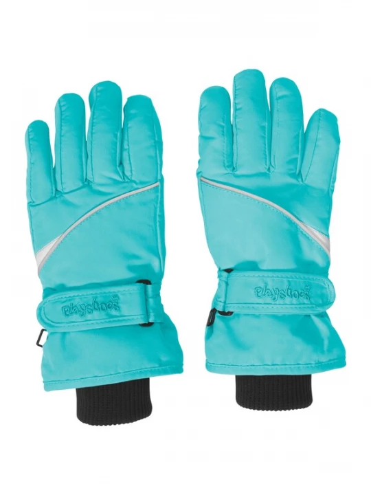 Foto van product PLAYSHOES Handschoenen turquoise / zwart / offwhite