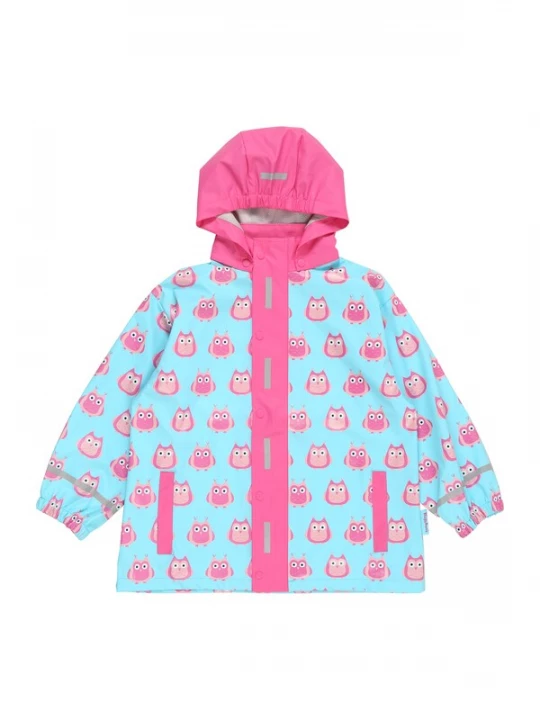 Foto van product PLAYSHOES Mantel 'Eulen' blauw / pink